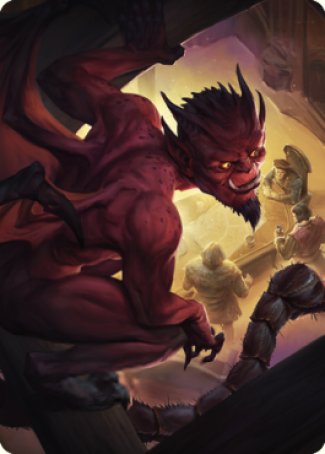 Nefarious Imp Art Card [Commander Legends: Battle for Baldur's Gate Art Series] | Gaming Infinity
