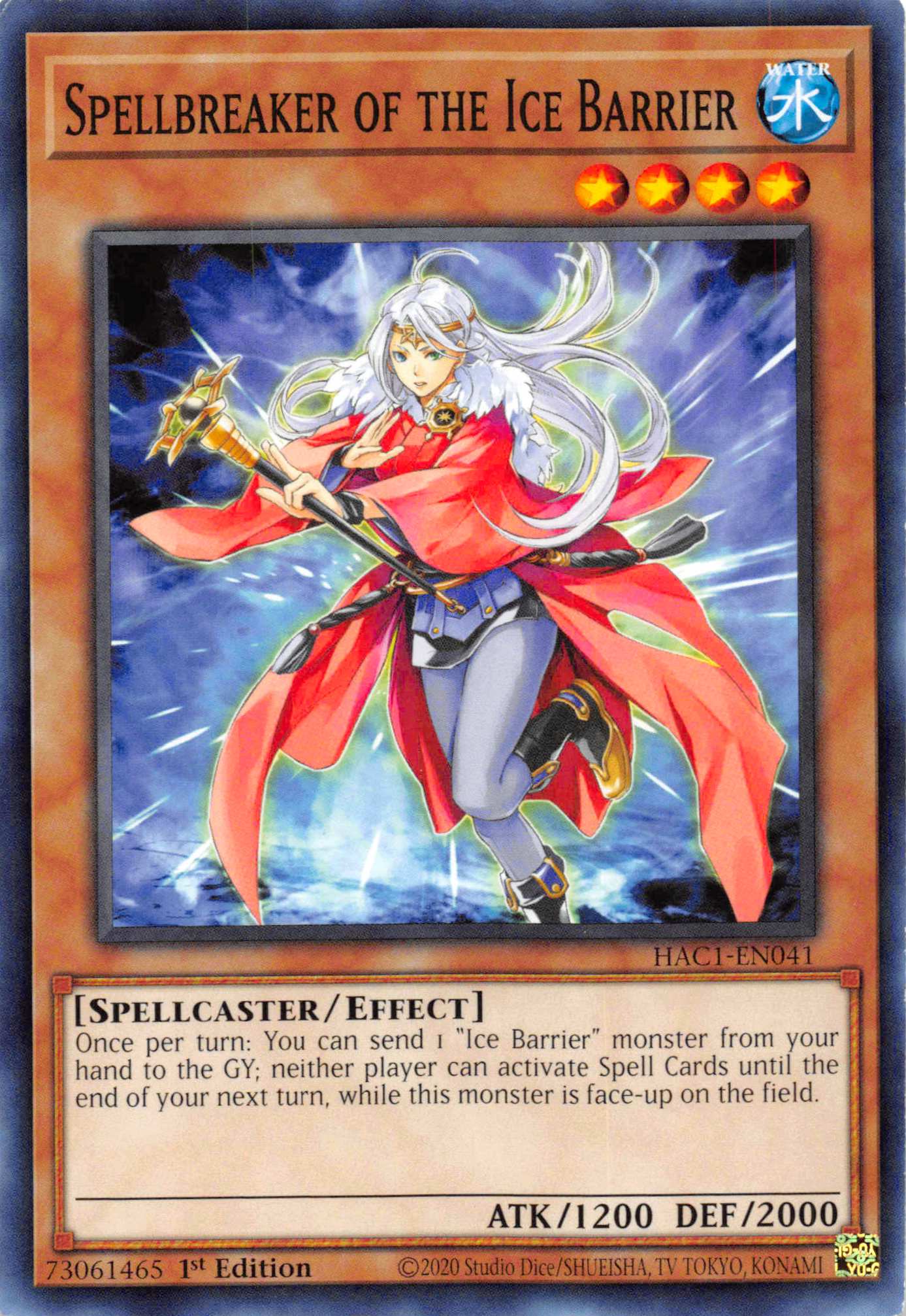 Spellbreaker of the Ice Barrier [HAC1-EN041] Common | Gaming Infinity