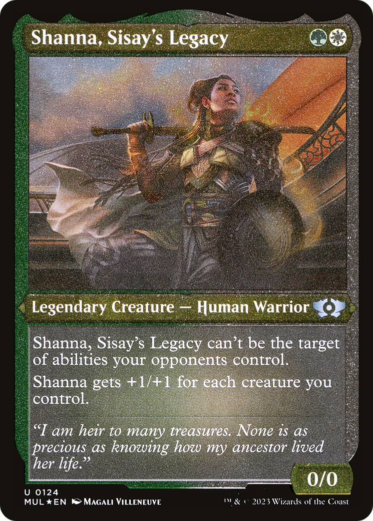 Shanna, Sisay's Legacy (Foil Etched) [Multiverse Legends] | Gaming Infinity