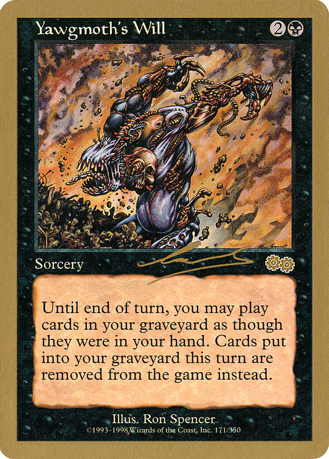 Yawgmoth's Will (Nicolas Labarre) [World Championship Decks 2000] | Gaming Infinity