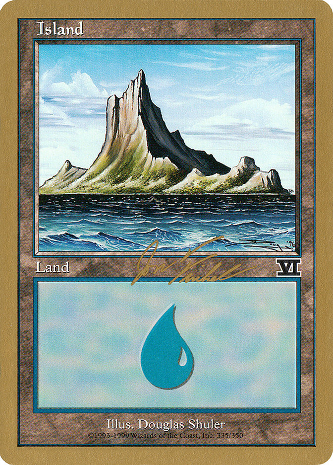 Island (jf335) (Jon Finkel) [World Championship Decks 2000] | Gaming Infinity