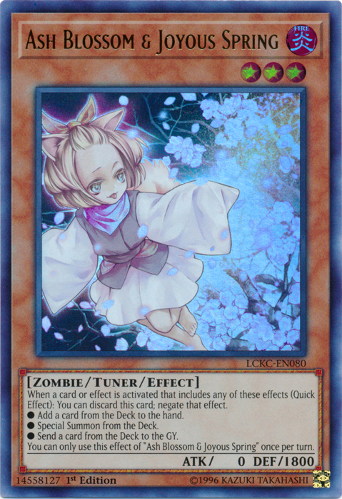 Ash Blossom & Joyous Spring [LCKC-EN080] Ultra Rare | Gaming Infinity