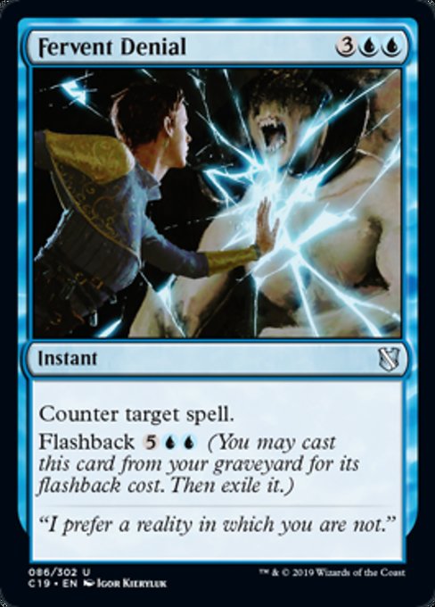 Fervent Denial [Commander 2019] | Gaming Infinity