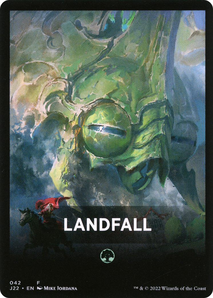 Landfall Theme Card [Jumpstart 2022 Front Cards] | Gaming Infinity