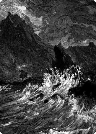 Island Art Card [Innistrad: Midnight Hunt Art Series] | Gaming Infinity