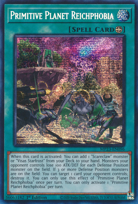 Primitive Planet Reichphobia [MP23-EN096] Prismatic Secret Rare | Gaming Infinity