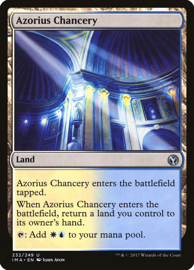 Azorius Chancery [Iconic Masters] | Gaming Infinity