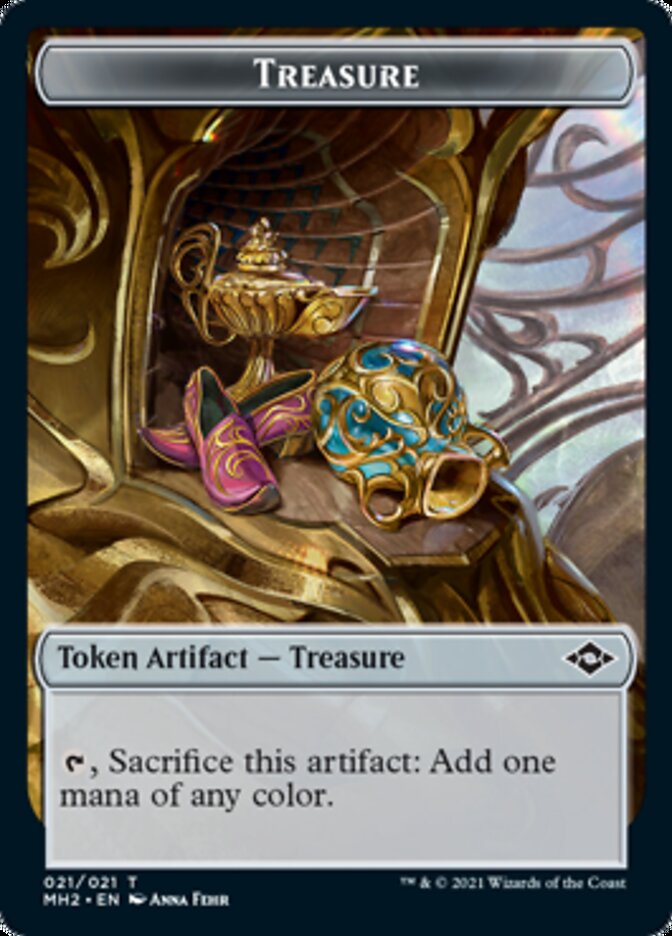 Treasure Token (#21) // Zombie Token [Modern Horizons 2 Tokens] | Gaming Infinity