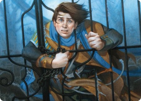 Locked in the Cemetery Art Card [Innistrad: Midnight Hunt Art Series] | Gaming Infinity