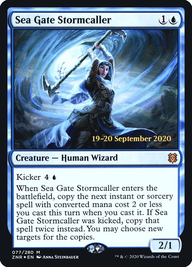 Sea Gate Stormcaller  [Zendikar Rising Prerelease Promos] | Gaming Infinity