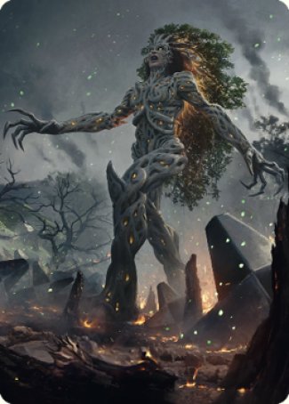 Titania, Gaea Incarnate Art Card [The Brothers' War Art Series] | Gaming Infinity