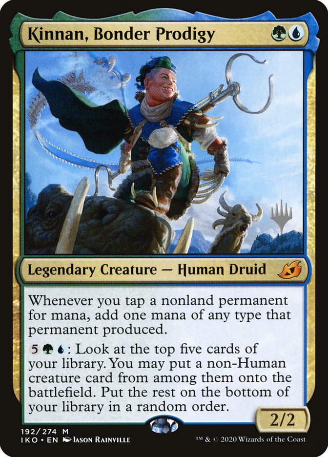 Kinnan, Bonder Prodigy (Promo Pack) [Ikoria: Lair of Behemoths Promos] | Gaming Infinity