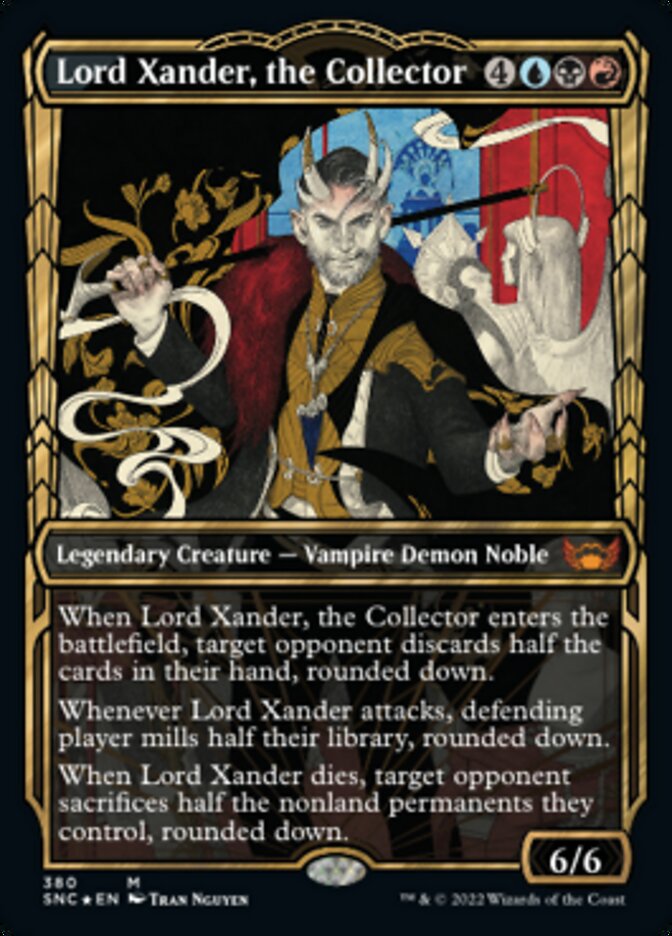 Lord Xander, the Collector (Showcase Golden Age Gilded Foil) [Streets of New Capenna] | Gaming Infinity