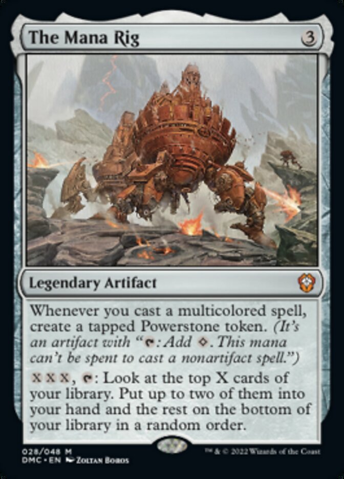 The Mana Rig [Dominaria United Commander] | Gaming Infinity