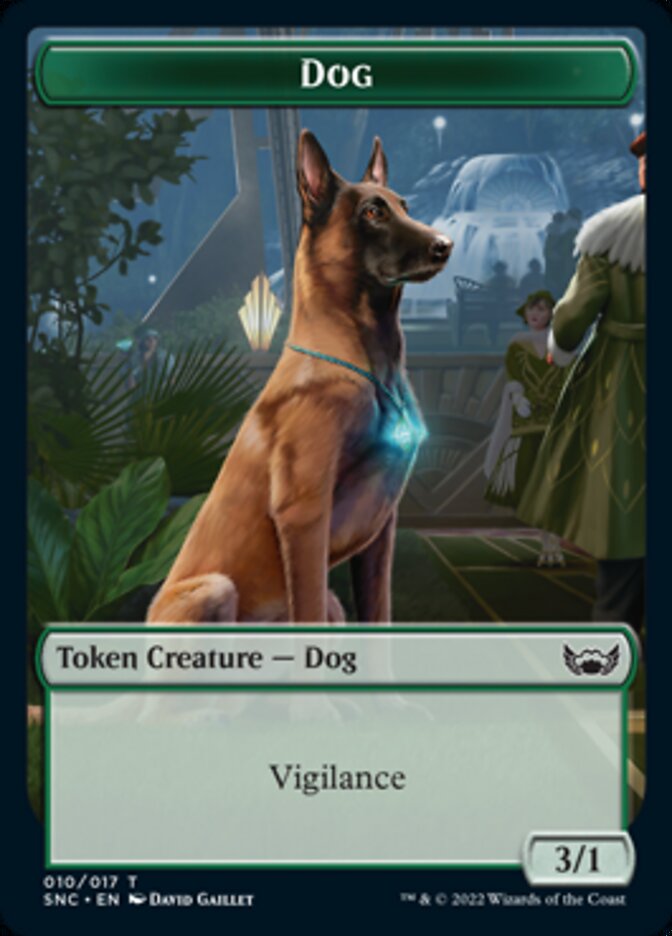 Fish // Dog Double-sided Token [Streets of New Capenna Tokens] | Gaming Infinity