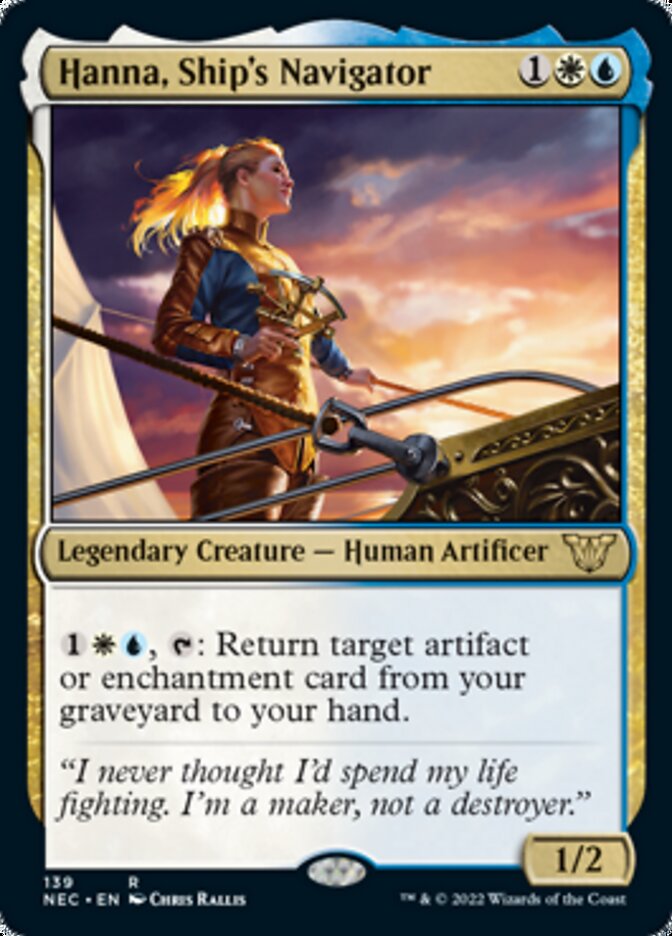 Hanna, Ship's Navigator [Kamigawa: Neon Dynasty Commander] | Gaming Infinity