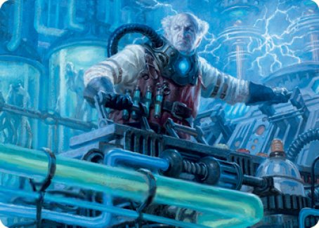 Ludevic, Necrogenius Art Card [Innistrad: Midnight Hunt Art Series] | Gaming Infinity
