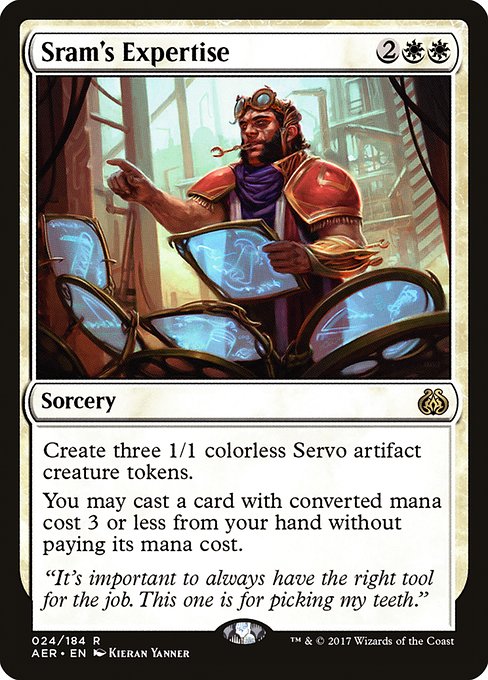 Sram's Expertise [Aether Revolt] | Gaming Infinity