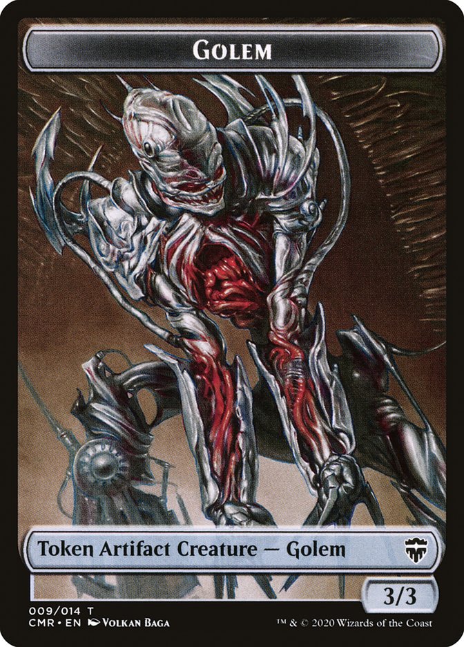 Dragon // Golem Token [Commander Legends Tokens] | Gaming Infinity