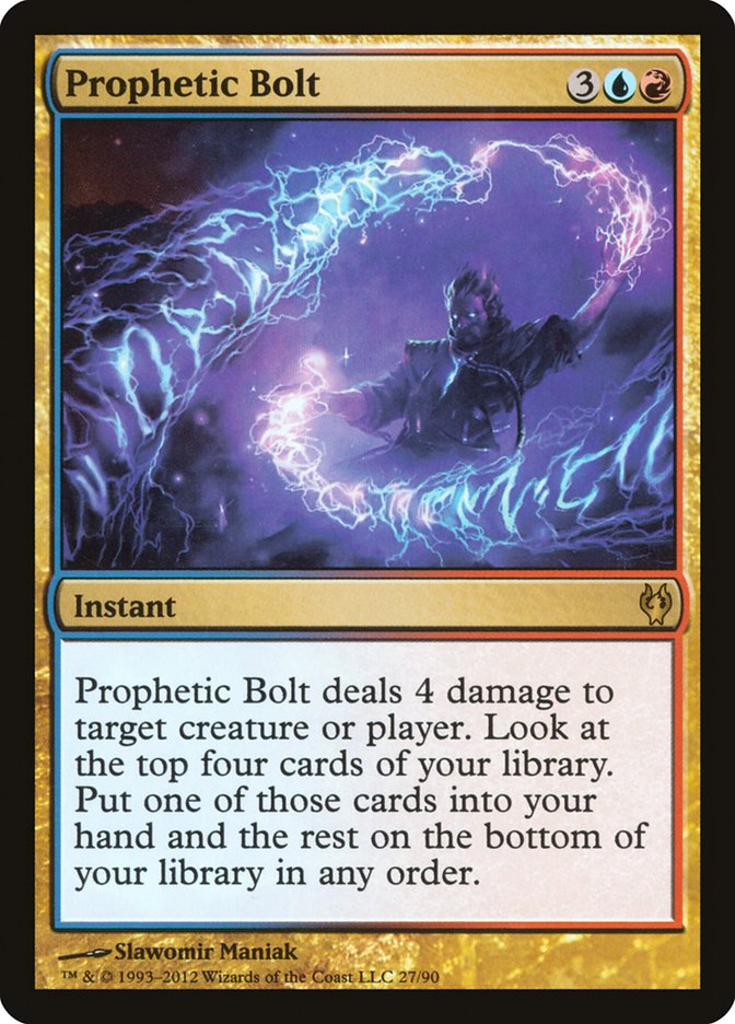 Prophetic Bolt [Duel Decks: Izzet vs. Golgari] | Gaming Infinity