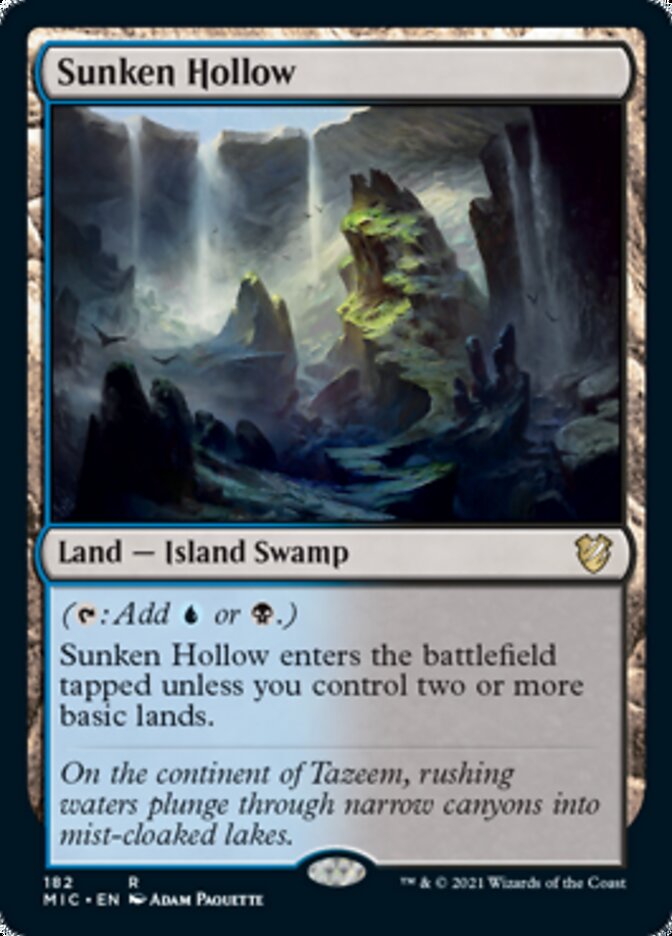 Sunken Hollow [Innistrad: Midnight Hunt Commander] | Gaming Infinity