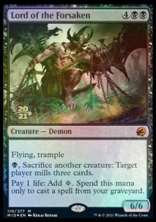 Lord of the Forsaken [Innistrad: Midnight Hunt Prerelease Promos] | Gaming Infinity
