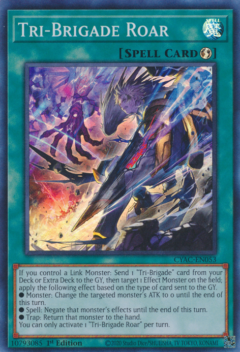 Tri-Brigade Roar [CYAC-EN053] Super Rare | Gaming Infinity