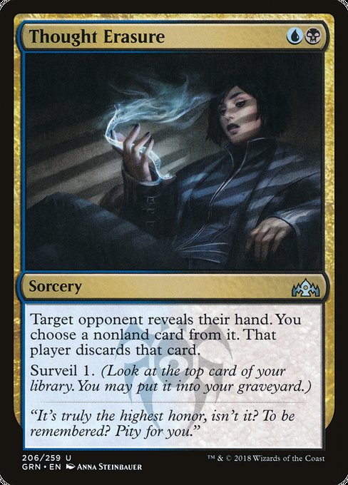 Thought Erasure [Guilds of Ravnica] | Gaming Infinity