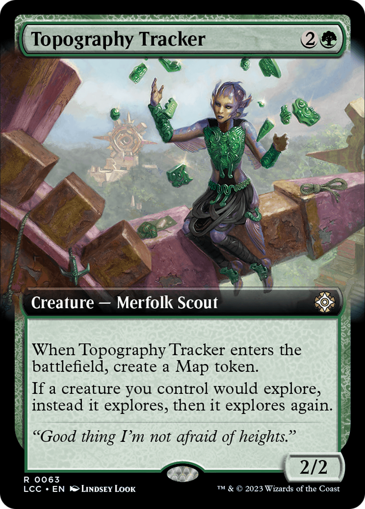 Topography Tracker (Extended Art) [The Lost Caverns of Ixalan Commander] | Gaming Infinity