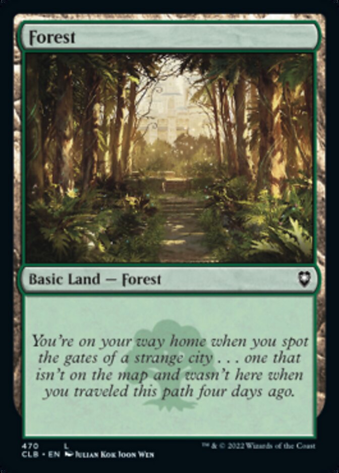 Forest (470) [Commander Legends: Battle for Baldur's Gate] | Gaming Infinity