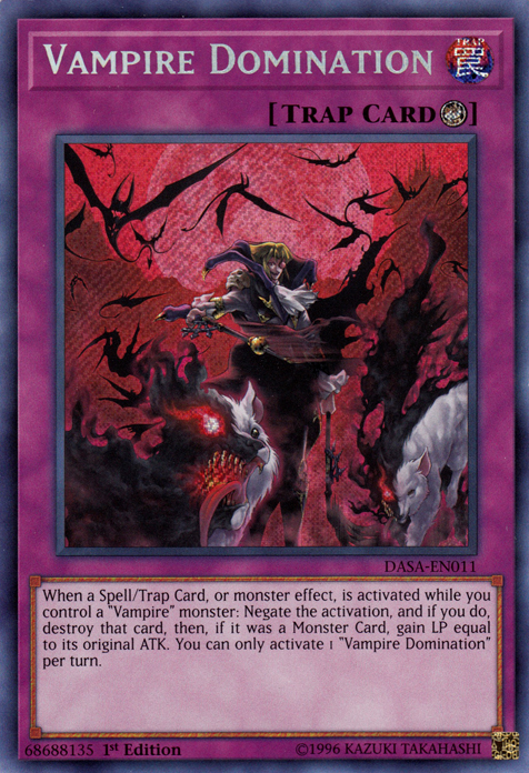 Vampire Domination [DASA-EN011] Secret Rare | Gaming Infinity