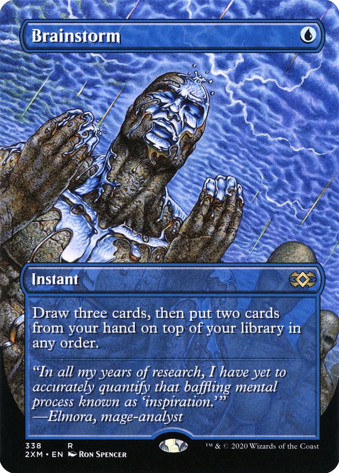 Brainstorm (Borderless) [Double Masters] | Gaming Infinity