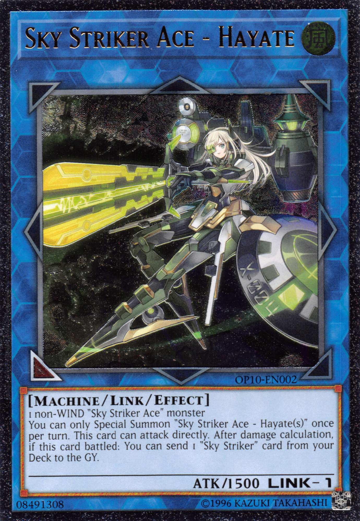 Sky Striker Ace - Hayate [OP10-EN002] Ultimate Rare | Gaming Infinity