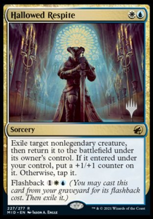 Hallowed Respite (Promo Pack) [Innistrad: Midnight Hunt Promos] | Gaming Infinity