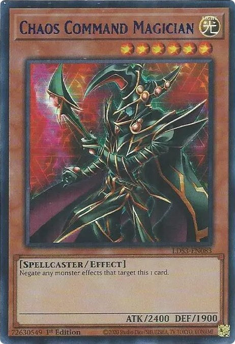 Chaos Command Magician (Blue) [LDS3-EN083] Ultra Rare | Gaming Infinity