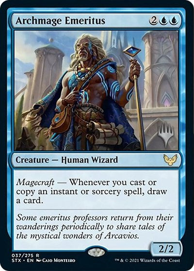 Archmage Emeritus (Promo Pack) [Strixhaven: School of Mages Promos] | Gaming Infinity