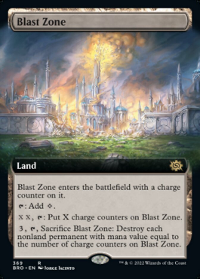 Blast Zone (Extended Art) [The Brothers' War] | Gaming Infinity