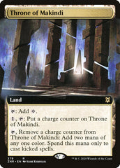 Throne of Makindi (Extended Art) [Zendikar Rising] | Gaming Infinity