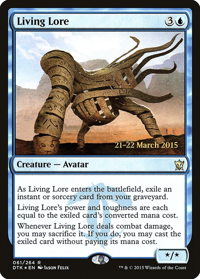 Living Lore  [Dragons of Tarkir Prerelease Promos] | Gaming Infinity