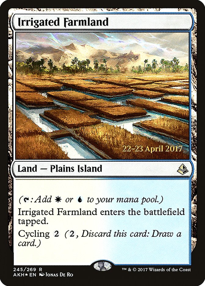 Irrigated Farmland  [Amonkhet Prerelease Promos] | Gaming Infinity