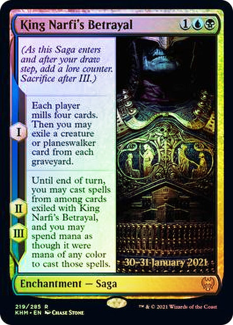 King Narfi's Betrayal [Kaldheim Prerelease Promos] | Gaming Infinity
