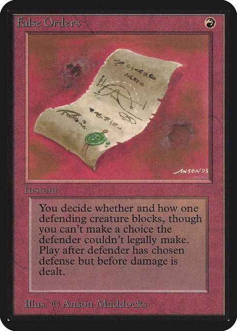 False Orders [Limited Edition Alpha] | Gaming Infinity