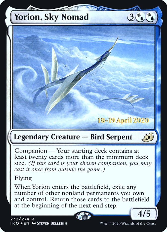 Yorion, Sky Nomad  [Ikoria: Lair of Behemoths Prerelease Promos] | Gaming Infinity