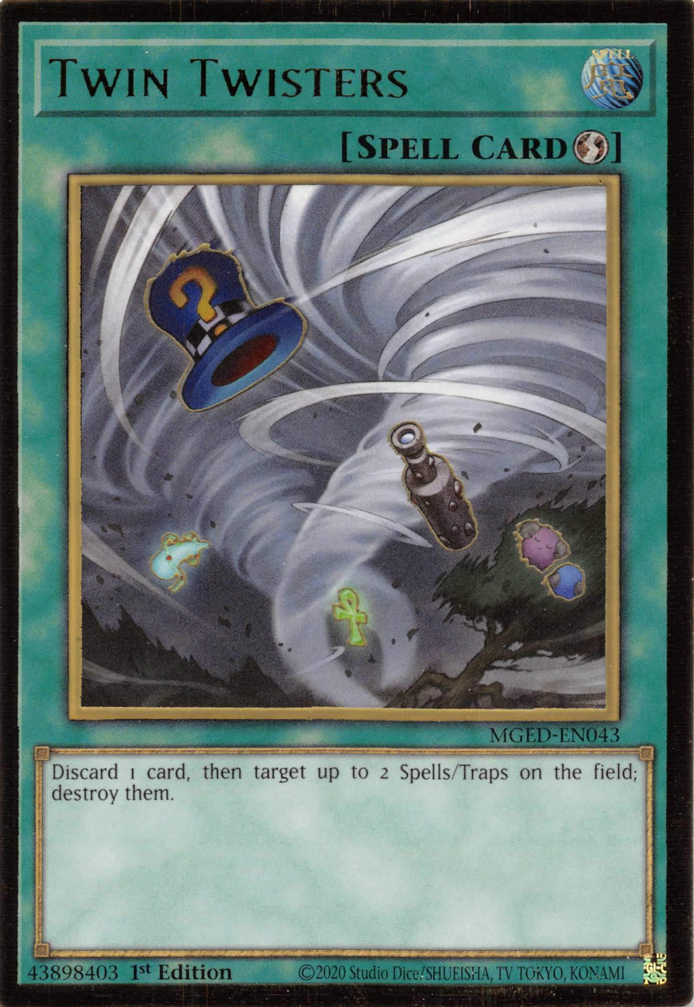Twin Twisters [MGED-EN043] Gold Rare | Gaming Infinity