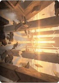 Skyclave Basilica Art Card [Zendikar Rising Art Series] | Gaming Infinity