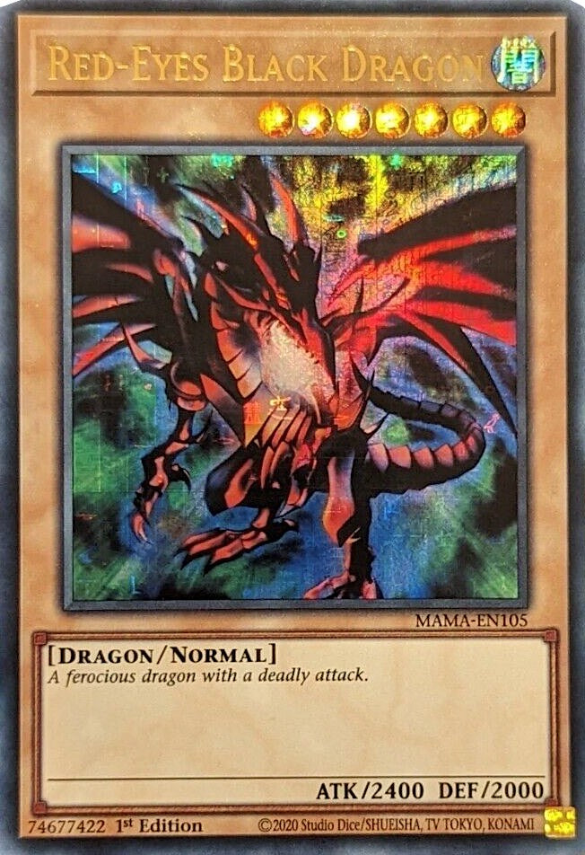 Red-Eyes Black Dragon [MAMA-EN105] Ultra Pharaoh's Rare | Gaming Infinity