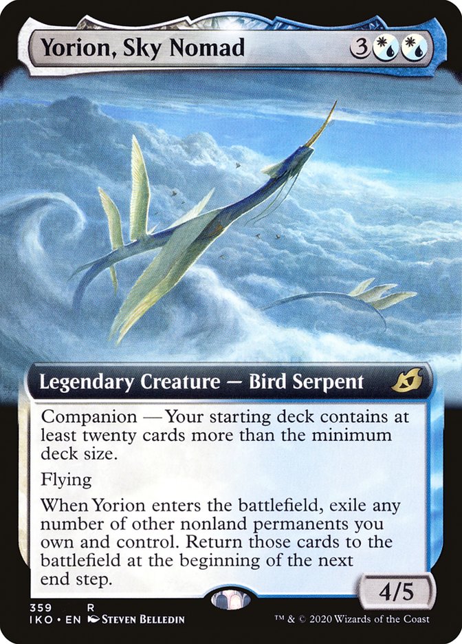 Yorion, Sky Nomad (Extended Art) [Ikoria: Lair of Behemoths] | Gaming Infinity