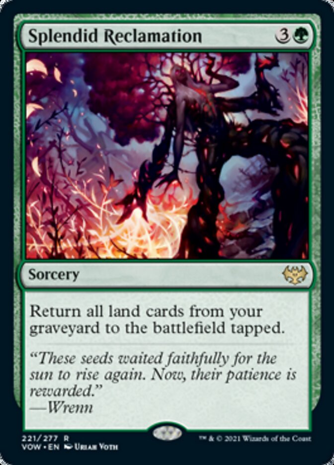 Splendid Reclamation [Innistrad: Crimson Vow] | Gaming Infinity