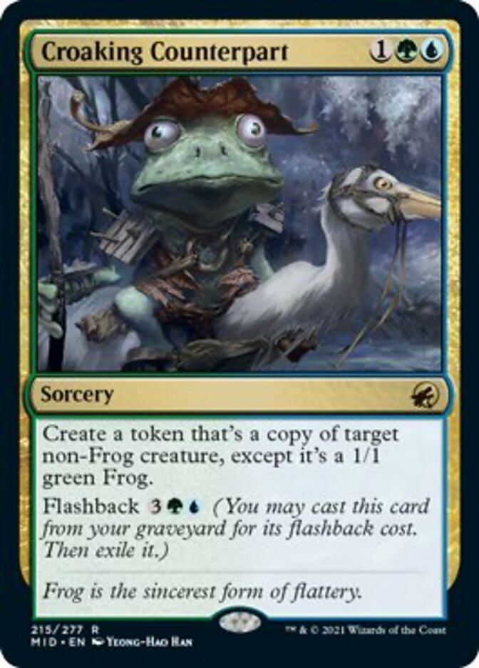 Croaking Counterpart [Innistrad: Midnight Hunt] | Gaming Infinity