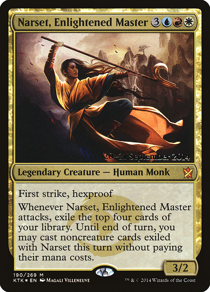 Narset, Enlightened Master  [Khans of Tarkir Prerelease Promos] | Gaming Infinity